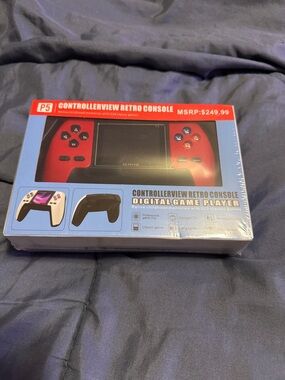 Retro Handheld Game Console - Red